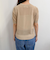 シアー刺繍ロゴニットプルオーバー