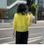 リネン混ポケ付きカーディガン