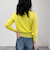 リネン混ポケ付きカーディガン