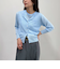 リネン混ポケ付きカーディガン