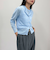 リネン混ポケ付きカーディガン