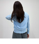 リネン混ポケ付きカーディガン
