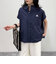 【GEVACO/ゲバコ】バンドカラーフライフロントフレンチスリーブシャツ