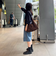 デニムハーフパンツ