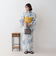 【WEB限定/全3色】花柄浴衣2点セット