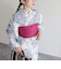 【WEB限定/全3色】花柄浴衣2点セット