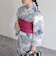 【WEB限定/全3色】花柄浴衣2点セット