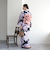 【WEB限定/全3色】花柄浴衣2点セット
