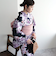 【WEB限定/全3色】花柄浴衣2点セット