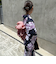 【WEB限定/全3色】花柄浴衣2点セット