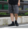 【GLOSTER/グロスター】イージーデニムショーツ／USEDライク ハーフパンツ