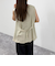 リネン混Ｖカラージレ