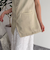 リネン混Ｖカラージレ