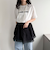 2WAYギャザーレイヤードスカート