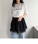 2WAYギャザーレイヤードスカート