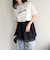 2WAYギャザーレイヤードスカート