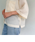 半袖シアーストライプシャツ