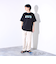 表情連続プリント スマーフ フロントTシャツ?
