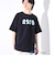 表情連続プリント スマーフ フロントTシャツ?