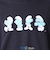 表情連続プリント スマーフ フロントTシャツ?