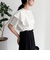 ラッフルショルダー半袖Tシャツ