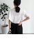 ラッフルショルダー半袖Tシャツ