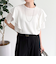 ラッフルショルダー半袖Tシャツ