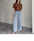 ラッフルショルダー半袖Tシャツ