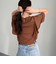 ラッフルショルダー半袖Tシャツ