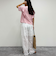 ラッフルショルダー半袖Tシャツ