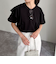 ラッフルショルダー半袖Tシャツ