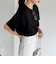 ラッフルショルダー半袖Tシャツ