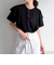 ラッフルショルダー半袖Tシャツ