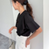 ラッフルショルダー半袖Tシャツ