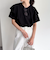 ラッフルショルダー半袖Tシャツ