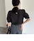 シアージャガードパイピング半袖ブラウス