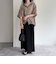シアーフーディハーフスリーブシャツ
