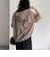 シアーフーディハーフスリーブシャツ