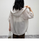 シアーフーディハーフスリーブシャツ