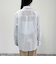 ストライプシアーシャツ
