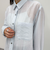 ストライプシアーシャツ