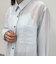 ストライプシアーシャツ
