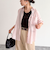 ストライプシアーシャツ