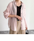 ストライプシアーシャツ