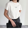 袖折り返しちびロゴTシャツ