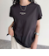 袖折り返しちびロゴTシャツ