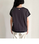 袖折り返しちびロゴTシャツ