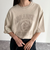ピグメント刺繍クロップドTシャツ