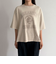 ピグメント刺繍クロップドTシャツ