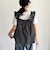 マルチウェイストライプノースリーブブラウス